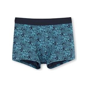Dagi Modieuze boxershorts voor heren, rechte taille, boxershorts voor heren, blauwgroen, M, Blauwgroen