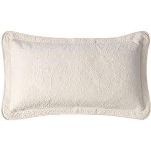 King Charles 13990020 X 036ivy Matelasse King-zitkussen, ivoorkleurig, 20 x 36 cm