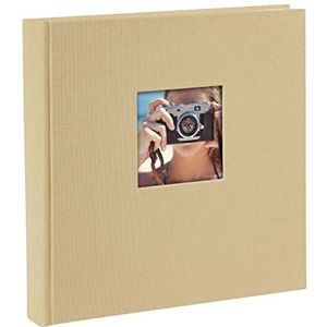 goldbuch Fotoalbum, linnen, beige, 25 x 25 x 4 cm