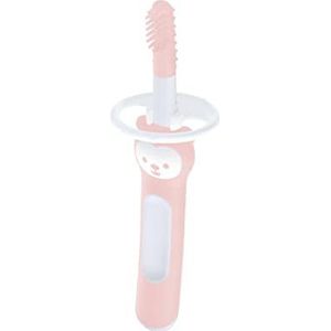 MAM Massaging Brush ZEDMM702F tandenborstel voor het reinigen van baby's, 3 maanden, roze