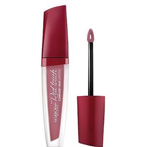 Deborah Milano Red Touch Lipstick Vloeibare lippenstift, mat, 12 rozen, intense kleur en zonder overdracht, voor fluweelzachte lippen, 4,5 g