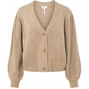 Object Objeve Nonsia Cardigan voor dames, L/S, Inzetten/details: gemengd