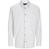 JACK & JONES Chemise décontractée pour homme, Blanc., XL