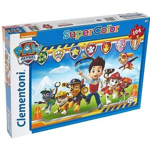 Paw Patrol Supercolor Puzzel (104 stukjes)