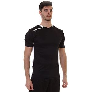 LEGEA Jersey Monaco T-shirt, zwart/wit, S Unisex, zwart/wit, S, Zwart/Wit