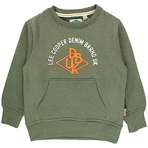 Lee Cooper Glc5531 Sw S3 sweatshirt voor jongens, Khaki (stad)