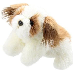 The Puppet Company Volle hond handpop, bruin en wit PC001824