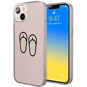 Bonateks, Étui de protection imprimé numériquement compatible avec iPhone 14, coque de protection anti-chocs, silicone, flexible, transparent