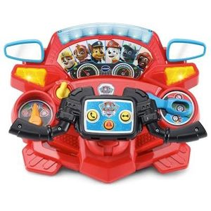 VTech - Paw Patrol, 2-in-1 pilotenmissie, rijsimulator met dashboard, Ryder Quad en brandweerwagen van Marcus, cadeau voor kinderen van 3 jaar tot 7 jaar - inhoud in het Frans