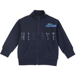 Chicco Felpa Con Zip T-shirt met korte mouwen voor jongens, Blauw (2)
