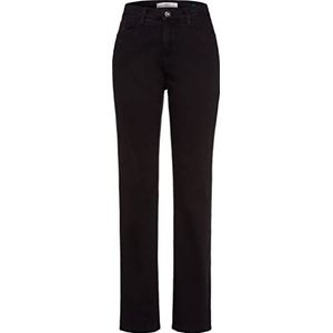 BRAX Dames Mary broek 5 Pocket satijn katoen, Clean Black