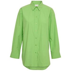 Part Two Savanna Relaxed Fit T-shirt met lange mouwen voor dames, Gras Groen