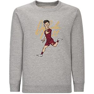 AS Roma Crewneck Dybala Kids 6 jaar, grijs, uniseks kinderen, 6 jaar