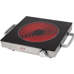 ProfiCook EKP 1210 - Vrijstaande elektrische kookplaat - infrarood - RVS