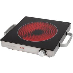ProfiCook EKP 1210 - Vrijstaande elektrische kookplaat - infrarood - RVS