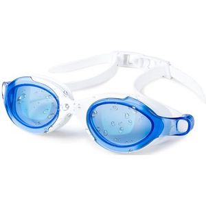 Dizokizo Anti-uv-zwembril, waterdicht, eenvoudig te verstellen, voor volwassenen, heren en dames