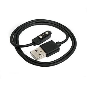 System-S USB 2.0 kabel voor Xiaomi Mibro Air Smartwatch, 60 cm, zwart
