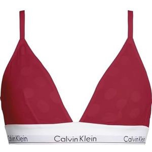 Calvin Klein Driehoek ongevoerd 45e driehoekige beha voor dames, Rood