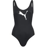 PUMA Side-tie bikinibroek voor dames, zwart.