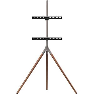 One For All WM7471 Tripod TV-standaard - 32-65 inch - VESA 400 - max. 30 kg - walnoot / grijs