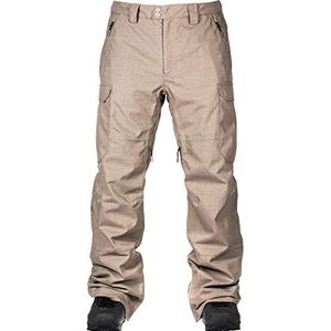 L1 Premium Goods Brigade Panrt '21 Snowboardbroek voor heren, waterdicht, ademend, Maan