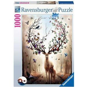 Ravensburger Puzzel Magisch Hert (1000 Stukjes, Fantasy Thema)
