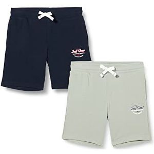 JACK & JONES Jpstandy 2-delige trainingsbroek Mp Shorts voor heren, Navy Blazer/Verpakking: Navy+Wrought