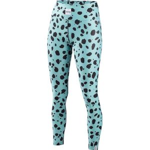 EIVY Icecold Cheetah legging voor dames, XXL, cheetah turquoise, XXL, Turkoois cheetah