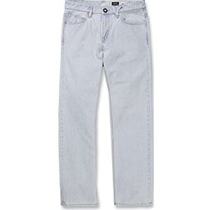 Volcom Solver Denim Straight Jeans voor heren, lichtblauw, 36 W/32 L