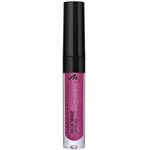 Manhattan High Shine lipgloss, glanzende lipgloss voor een intens glinsterende afwerking op de lippen, in de kleur 200