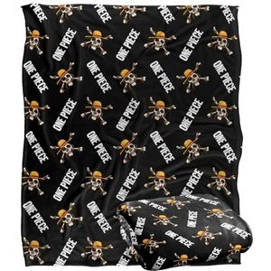 One Piece JOLLY ROGER Motif couverture soyeuse super douce 152 x 127 cm