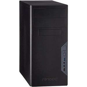 S - Antec VSK 3000B mini-toren, zwart, CPU (ondersteunt tot Micro-ATX), 0-761345-92025-4