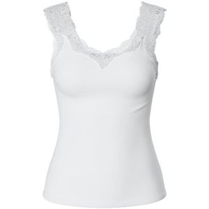 PIECES PCBARBERA LACE TOP NOOS dames top, wit (bright white), XL