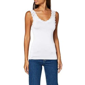 PIECES PCBARBERA LACE TOP NOOS dames top, wit (bright white), S
