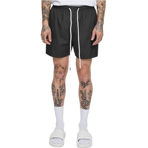 Urban Classics Short de course basique pour homme, short de jogging court pour homme, coupe ample, disponible en différentes couleurs, tailles S à XXL, Noir, S