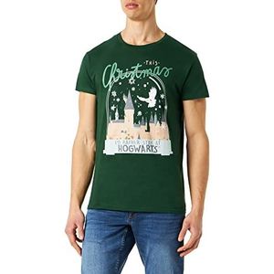 HARRY POTTER Mehapomts412 T-shirt voor heren, Groen