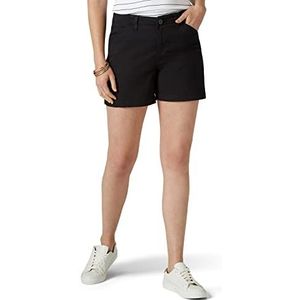 Lee Short chino coupe régulière pour femme, Noir, 40