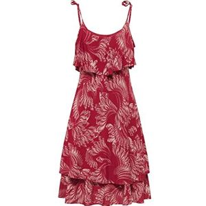 SIDONA Robe pour femme 19222823-SI01, rouge, taille M, Robe, M