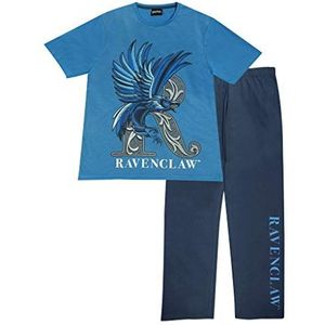 Harry Potter Ravenclaw Mascot Family Long Pyjamaset, officiële merchandise, Hogwarts Notte voor familie, kinderen en volwassenen, maten, jongens serdaigle mascotte