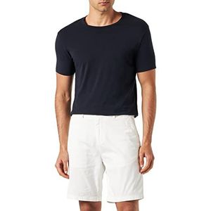 Scotch & Soda Stuart-Garment Dye Pima Cotton Chino Shorts Heren Denim White 0102, 30W, Denim White 0102