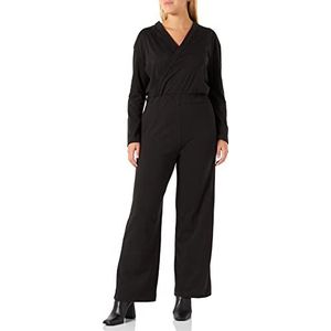 G-STAR RAW Wide Leg Jumpsuit Ls dames overall, zwart (dark black B771-6484), S, zwart (Dk Black B771-6484)