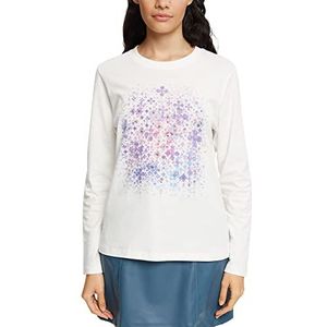 edc by Esprit T-shirt dames, 110/ecru, M, 110 / ecru