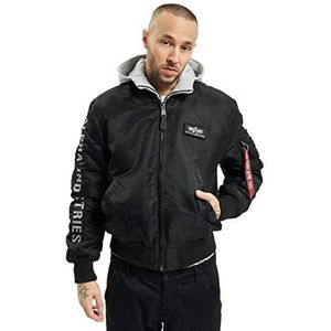 ALPHA INDUSTRIES - MA-1 D-Tec SE - Bomberjack - Zwart - 100% Nylon