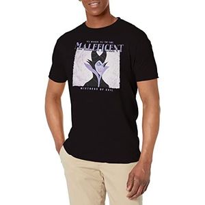 Disney Villains Maleficent Square Young T-shirt voor heren, korte mouwen, zwart, maat L, SCHWARZ