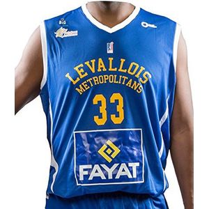 Bigsport Boris Diaw 2017-2018 Basketbalshirt voor heren, Blauw