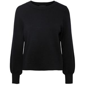 Pieces Pcjenna Ls O-Neck Knit Noos BC Sweater Dames, Zwart, XS, zwart.