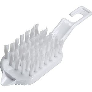 KitchenCraft - Groenteborstel, kunststof, wit, 15 x 6 cm