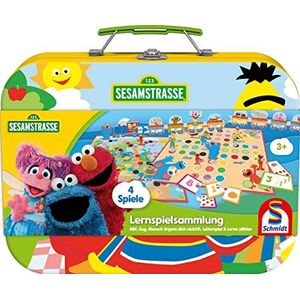 Schmidt Spiele 40640 Educatieve speelcollectie voor kinderen, motief sesamweg