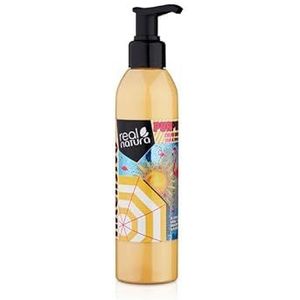 Real Natura De formule bevat 200 ml en is geschikt voor alle huidtypes