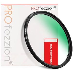 PROfezzion CPL-filter Circulair polarisatiefilter 40,5 mm voor Sony ZV-E1 ZV-E10 ZV-1F A6000 A6100 A6300 A5100 A5000 A7C met E PZ 16-50 mm of FE 28-60 mm lens set lenzen